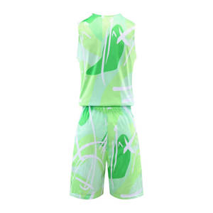 Maillots de basket-ball pour hommes en gros, impression numérique personnalisée, logos d'équipe, séchage rapide, évacuation de l'humidité, respirant, 100% polyester - Product Image 5