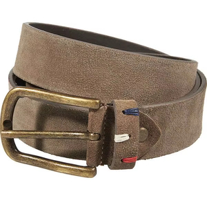 Cinturón Vintage de Cuero Vacuno Genuino para Hombre con Hebilla de Aleación - Cinturón Casual Ecológico Hecho a Mano - Product Image 1