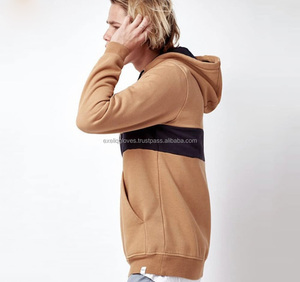 2020 OEM usine en gros hommes de haute qualité polaire sweat-shirt personnalisé Double ton pull fermeture éclair à capuche hiver col à capuche - Product Image 2