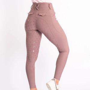 Custom Equestrian Breeches Women Horse Riding Pants Full Seat <b>Silicone</b> Riding Leggings Horse Competition Jodhpur & Breeches - Product Image 1