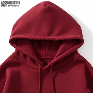 Haute Qualité Polaire Vierge Surdimensionné Pull À Capuche Hommes Personnalisé Coton Lourd 400gsm À Capuche Hommes 450 gsm À Capuche - Product Image 4
