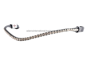 Nuevo diseño de liberación rápida de cristal para VELCRO Brow Band Material de cuero con cristales ostentosos - Product Image 3