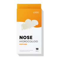 Patch dissolvant de points noirs de marque privée traitement des pores du nez bandes de nettoyage en profondeur pour absorber les boutons patch hydrocolloïde pour le nez