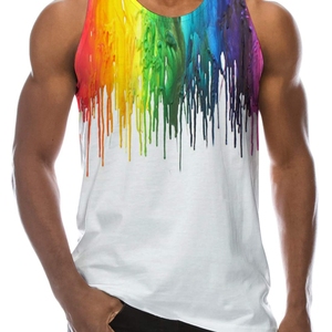 Camisetas sin mangas de talla grande con estilo para hombre, diseño de punto moderno para un estilo de vida activo, estilo cómodo e informal - Product Image 1