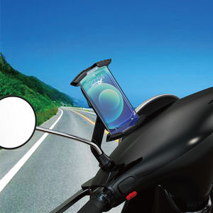 Espejo retrovisor negro 1150284 con sistema de comunicación para motocicleta - Product Image 3