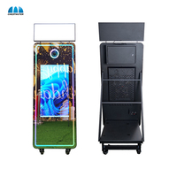 Machine Photobooth Miroir Magique 32 Pouces avec Appareil Photo Reflex Numérique et Imprimante pour Mariages, Fêtes et Location d'Événements