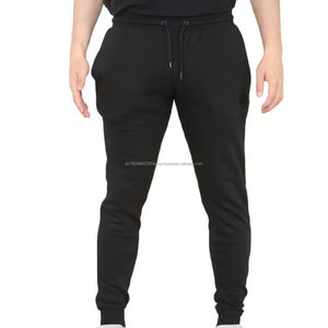 Conjunto de Pantalones Deportivos Personalizados para Hombre, 100% Algodón, Sudadera con Capucha y Pantalones Acampanados, Diseño Liso para Invierno - Product Image 4