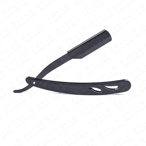 Wholesale Turkish Style Black Straight Razor Stainless Steel <b>Barber</b> Shaving Tool Custom Branding OEM for Men - Product Image 5