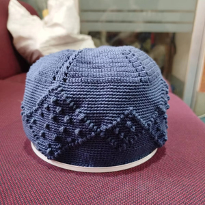 Nouveau Design Top Vente Musulman Kufi Soft Shell Daim Chaud Culte Musulman Chapeau Musulman Brodé Chapeau Exportation Du Bangladesh - Product Image 2