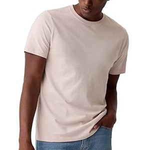100% peinado Ringspun algodón 32 Singles Camiseta de manga corta Camisetas - Product Image 1