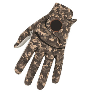 Offre spéciale Gants de golf avec impression en cuir personnalisés Gants de golf durables en cuir de chèvre souple avec logo personnalisé - Product Image 1