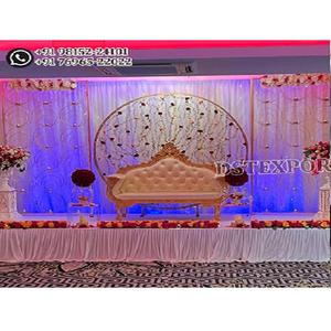 สไตล์เวทีตกแต่งงานแต่งงานเทียนกลับแผงอาหรับงานแต่งงานคืนเวทีเทียนผนังDreamlikeเทียนผนังงานแต่งงานฉากหลัง - Product Image 1