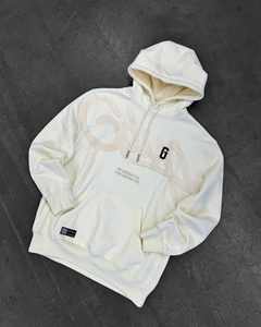 เสื้อฮู้ดผ้าคอตตอนผ้ากำมะหยี่ปักลายสำหรับผู้ชายโอเวอร์ไซส์ - Product Image 1