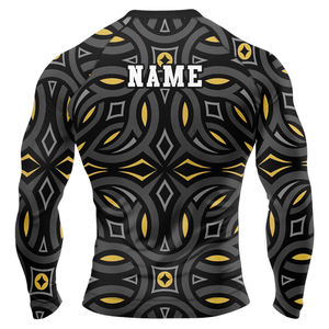 Rashguard personnalisé, best-seller, nouveau design, protection UV, rashguard pour hommes pour le surf - Product Image 2