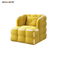 Ensemble de canapés italiens modernes et luxueux pour salon, unités modulaires en cuir nubuck, meubles européens
