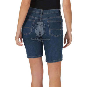 Nouveauté - Shorts en jean pour femmes en marque privée, service OEM, vente en gros, design personnalisé, shorts en jean pour femmes - Product Image 2