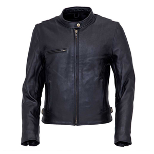Chaqueta de moto de cuero para hombre aprobada por CE | Chaqueta de motociclista para todas las estaciones | Chaqueta de montar de cuero duradera - Product Image 1
