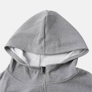 Sudaderas con cremallera de alta calidad para hombre, sudaderas con cremallera de poliéster y algodón, sudaderas con cremallera de moda superior MOQ bajo - Product Image 3