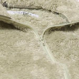 Nuevo diseño de las mujeres Sherpa chaqueta polar al por mayor al aire libre Casual Drop Shoulder transpirable Sherpa Chaquetas - Product Image 3