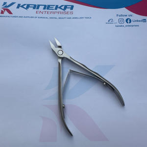 Pinzas para cutículas de acero inoxidable de alta calidad Kaneka, hoja afilada de 10mm, alicates para uñas de doble resorte, herramienta de manicura y pedicura para uñas encarnadas - Product Image 2