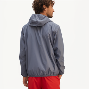 Vestes coupe-vent décontractées pour hommes Polyester imprimé sur mesure imperméable avec camouflage pour le style formel des sports de printemps - Product Image 3