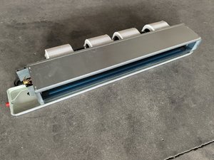 Unité <span class=keywords><strong>de</strong></span> ventilation à résistance conformatrice (FCU) horizontale dissimulée pour résidences – Système CVC à eau pour chauffage et refroidissement efficaces – <span class=keywords><strong>Climatisation</strong></span> - Product Image 3