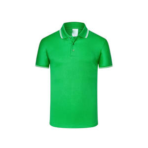 Polo de golf à manches courtes pour hommes Broderie personnalisée de haute qualité Logo Motif solide Vêtements pour adultes - Product Image 1