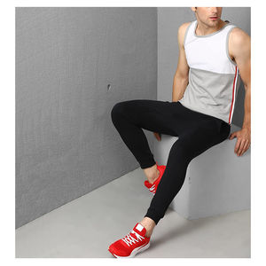 Breathable Mesh Tank Top Custom Logo & OEM Services EcoFriendly Bamboo Casual Tank for <b>Men</b> Low MOQ - Product Image 4