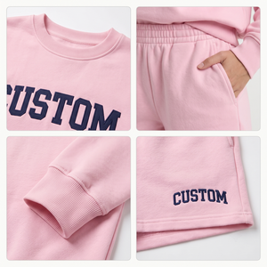 เสื้อสเวตเชิ้ตคอกลมโอเวอร์ไซส์พิมพ์ลายตัวอักษรด้านหน้า ผ้าฝ้ายถัก แขนยาว ทรงปกติ สำหรับผู้หญิง ฤดูใบไม้ร่วง ป้องกันรอยยับ - Product Image 3
