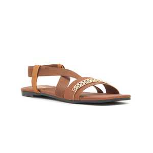 รองเท้าแตะลำลองส้นสีน้ำตาล CL1371 - Product Image 2