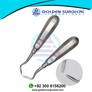 Kit d'élevateurs d'extraction en acier inoxydable pour dentiste, luxateurs, canaux radiculaires, apicaux, droits et courbés - Product Image 6