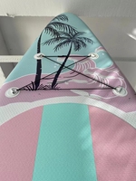 Offre Spéciale IXPE mousse 9'0 débutant planche de surf haut souple Logo personnalisable pour les eaux offshore avec EPS mousse bois EVA palmes pour