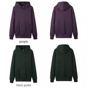 Sweat à capuche zippé unisexe de qualité supérieure, tenue décontracté en coton uni, capuche avec cordon de serrage, broderie personnalisée, impression numérique, hiver ODM - Product Image 3