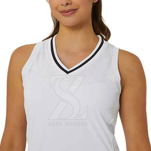 Uniforme de baloncesto personalizado sin mangas, diseño de tela elástica ideal para competiciones por equipos - Product Image 4