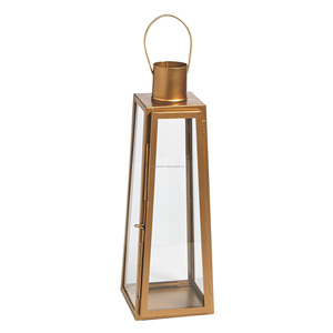 Stainless Steel High Quality Metal Glass <b>Gold</b> <b>Lantern</b> Handmade Metal Hanging Candle Holder for Home and Garden Decor - Product Image 4
