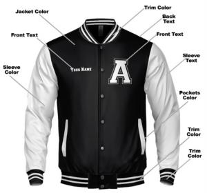 Chaqueta de uniforme de béisbol de invierno de cuero de alta calidad, chaqueta Bomber Varsity con cuello levantado personalizable, cierre de doble botonadura - Product Image 2