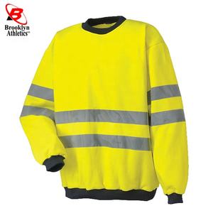 Sudadera con capucha de alta visibilidad impermeable para hombre con características de seguridad reflectantes logotipo personalizable precio al por mayor - Product Image 4