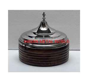 ramadan Unique Design Steel And Brass Chafing Dish Premium Quality Round Shape Serving Dish For Wedding Party <b>Used</b> - Product Image 5