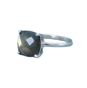 BEST SELLER <b>Boho</b> <b>Ring</b> for Women 925 Sterling <b>Silver</b> with Natural Moonstone & Labradorite Gemstone Solid <b>Silver</b> Fashion Jewelry - Product Image 1