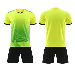 Men Short Sleeve Soccer Hot Sale Of The Season Football Uniform <b>Set</b> Short Sleeve High Quality Soccer Uniform - Product Image 1