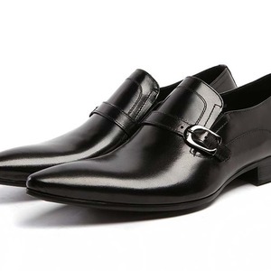 Chaussures en cuir respirantes avec talon rembourré et semelle souple, chaussures de mode pour hommes, chaussures décontractées - Product Image 5