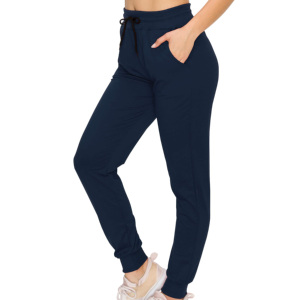 Pantalones Deportivos de Cintura Alta para Mujer, Nuevos, de Algodón 100%, Ecológicos, Súper Cómodos, con Logotipo Personalizado, para Gimnasio y Fitness - Product Image 3