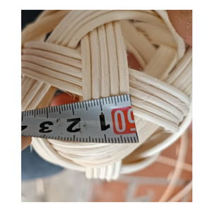 Bola de ratán ecológica hecha a mano con materiales naturales-Acento decorativo para interiores bohemios, rústicos o minimalistas - Product Image 4