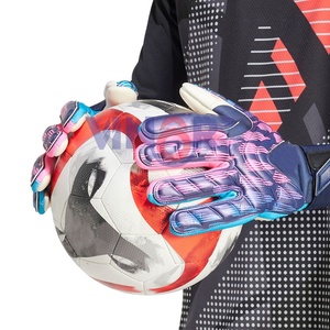 Gants de gardien de but professionnels, impression personnalisée avec protection des doigts, gaufrage plat sur la paume, toutes tailles, service OEM ODM, sport - Product Image 5