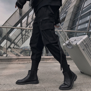 Pantalon cargo décontracté en coton grande taille pour hommes, design personnalisé, dernière nouvelle option - Product Image 2