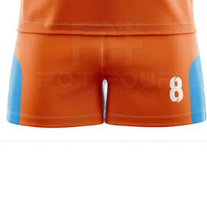 Uniforme de rugby unisex de media manga cómodo y transpirable con diseño de logotipo personalizable - Product Image 4