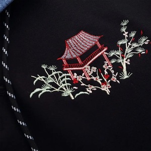 Sudadera con capucha de invierno de algodón 320 Gsm 100% bordada personalizada con impresión digital Diseño unisex con forro polar teñido liso para hombres - Product Image 5