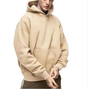 Sudadera con capucha de gran tamaño para hombre, ropa de calle informal con estampado de algodón 100% bordado OEM personalizado, proveedor de fábrica de moda de invierno - Product Image 1