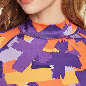 Mejor calidad Plain MMA Rash Guard manga larga Rush Guard para mujeres transpirable Rash Guard elegante Rash Gurads - Product Image 5