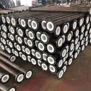 DN300 SCH40 ASTM EP (Epoxy Resin) Lined Steel Pipe API Anti-corrosion <b>Plastic</b> Lined Acidic Pipes Hydrochloric Acid Pipeline - Product Image 1